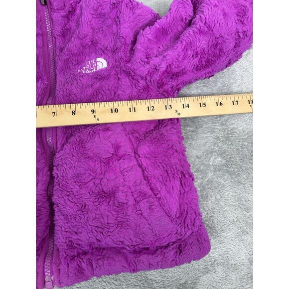 The North Face Reversible Fleeced Flower Patch Quilted Jacket Girls Size XXS - Picture 13 of 15
